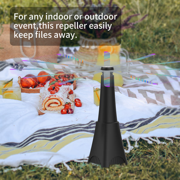 Fly and insect scares - both for indoor and outdoor use - Battery operated - Pack of 2