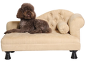Hundsoffa med 1 armstöd - beige - hundkorg