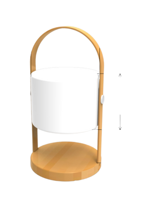 Lamp Nibe - Laddningsbar med lång drifttid - för hus, trädgård och/eller camping